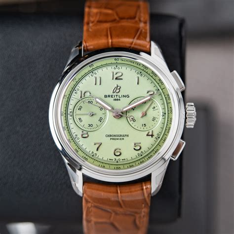 breitling premier pistachio|breitling watches pistachio.